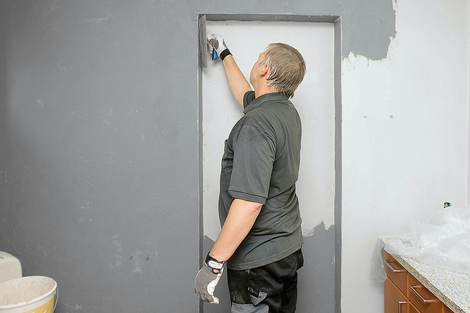 Fjerne glasvæv Få flotte vægge uden af fjerne glasvæv